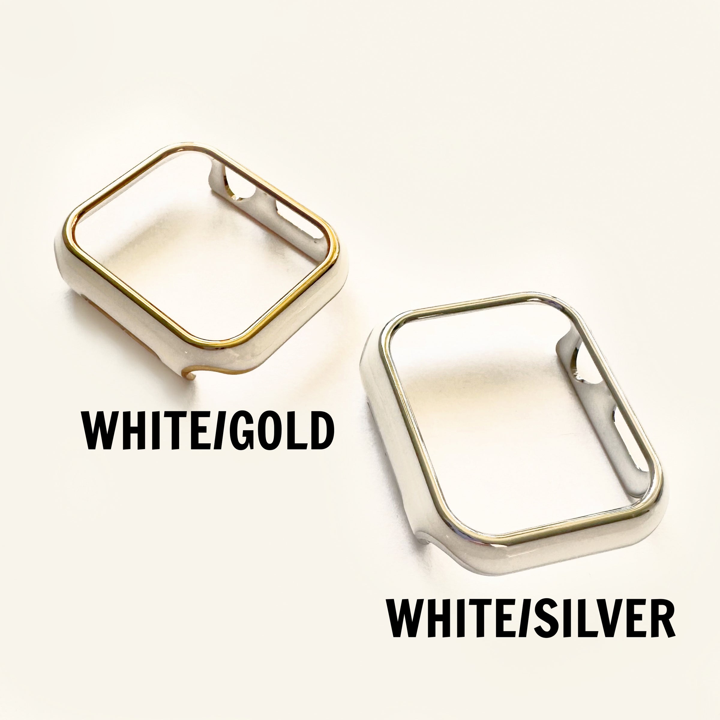 White Snap On Watch Cover for Apple Watch