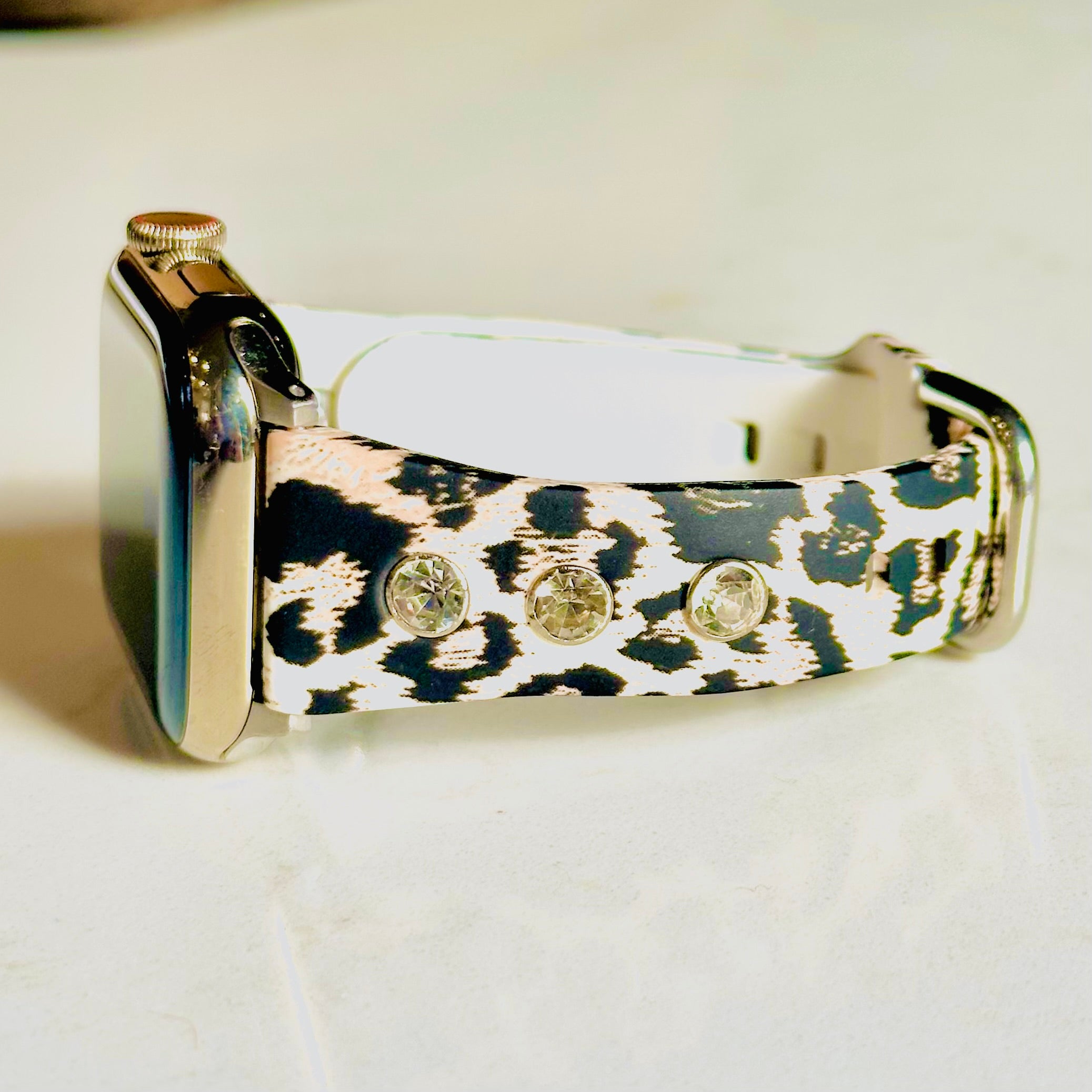 The Diva Leopard Print Watch Band for Apple Watch