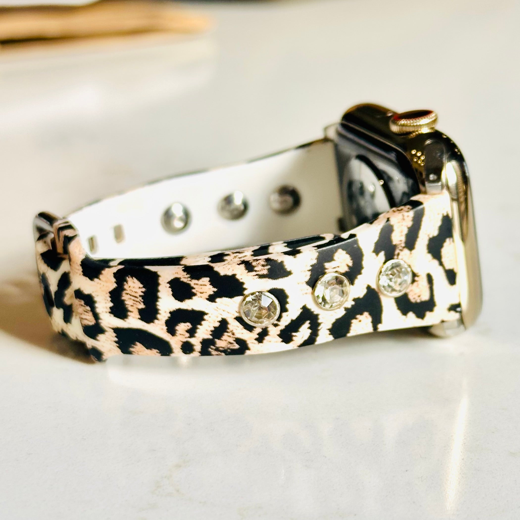The Diva Leopard Print Watch Band for Apple Watch