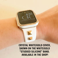 White Snap On Watch Cover for Apple Watch