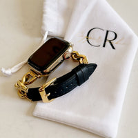 The Country Club, Chain and Leather Watch Band for Apple Watch Band