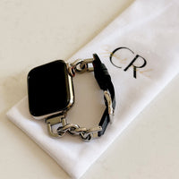 The Country Club, Chain and Leather Watch Band for Apple Watch Band