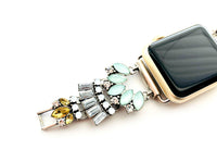 The Gatsby, Gold, Silver, and Rose Gold Jeweled Watch Band for Samsung