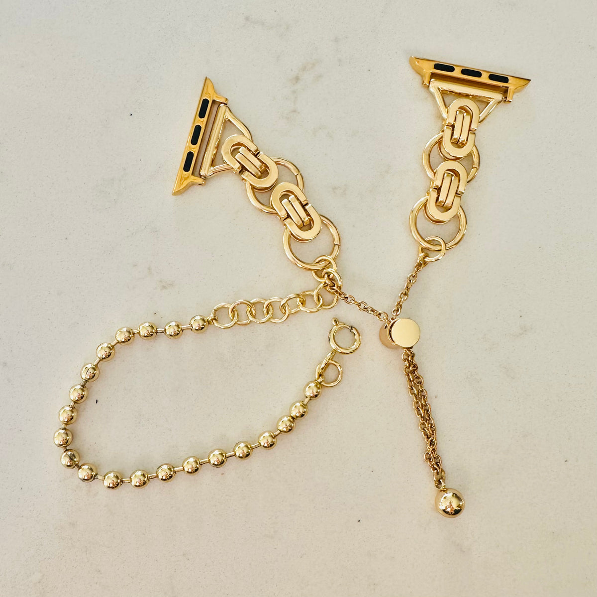 Chain and Bracelet Watch Band for Apple Watch