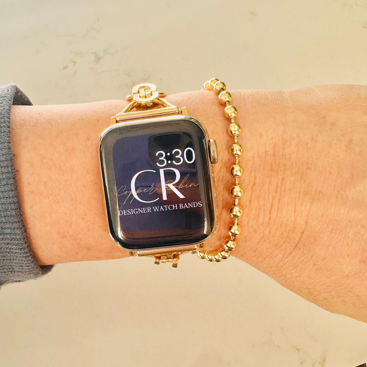 Chain and Bracelet Watch Band for Apple Watch
