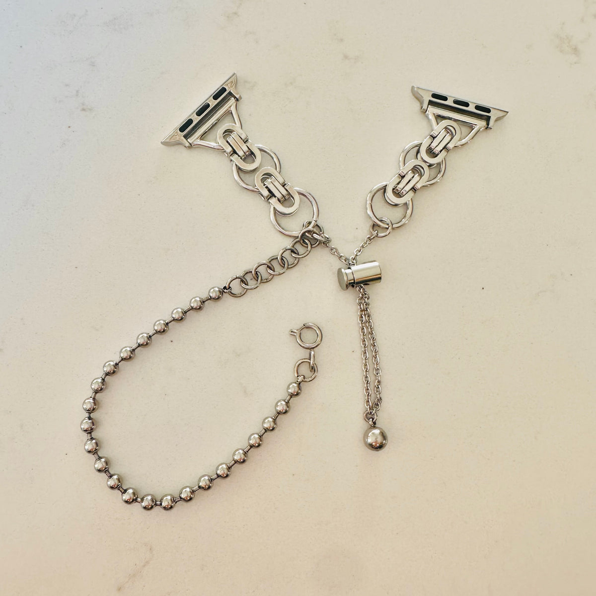 Chain and Bracelet Watch Band for Apple Watch