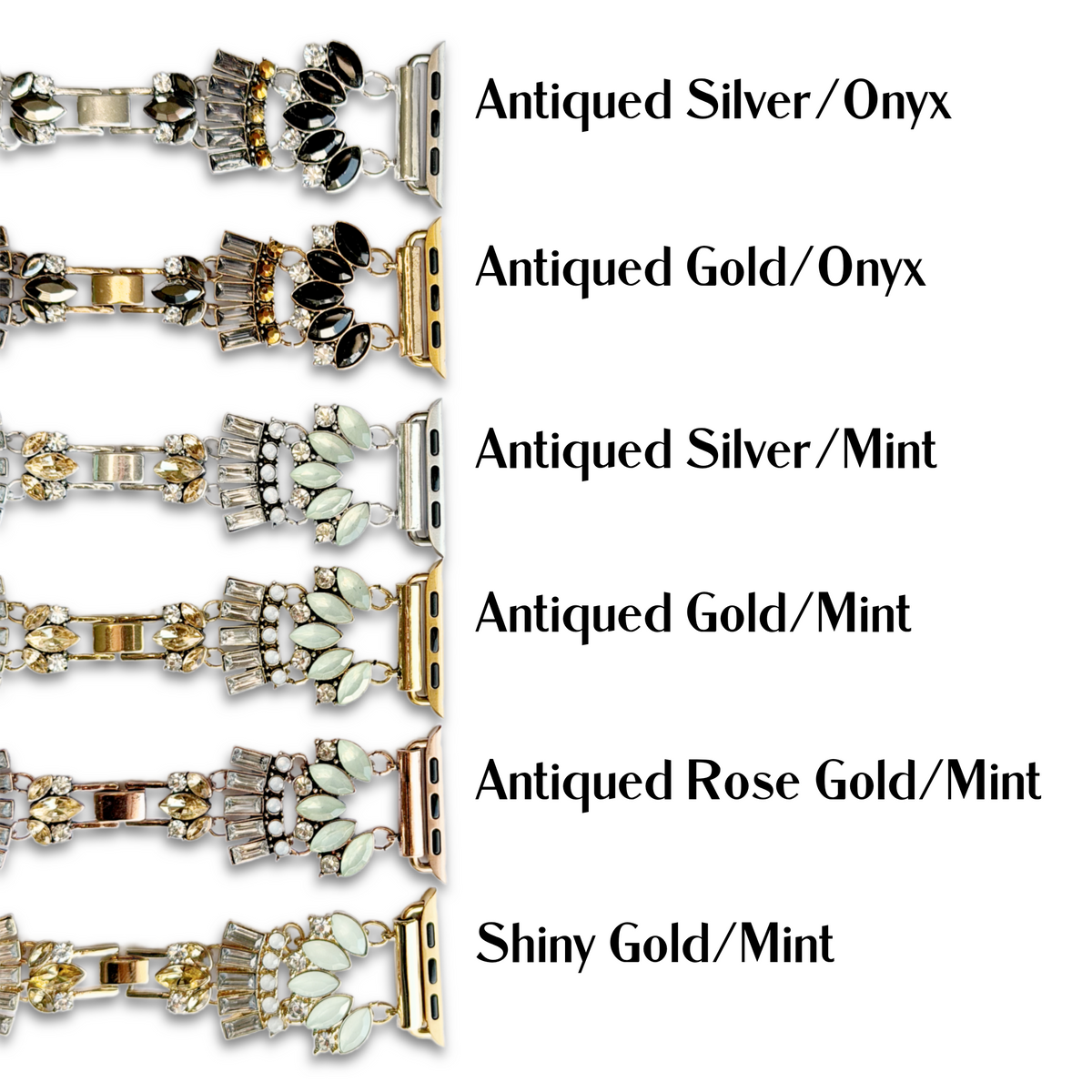 The Gatsby Jeweled Watch Band for Fitbit
