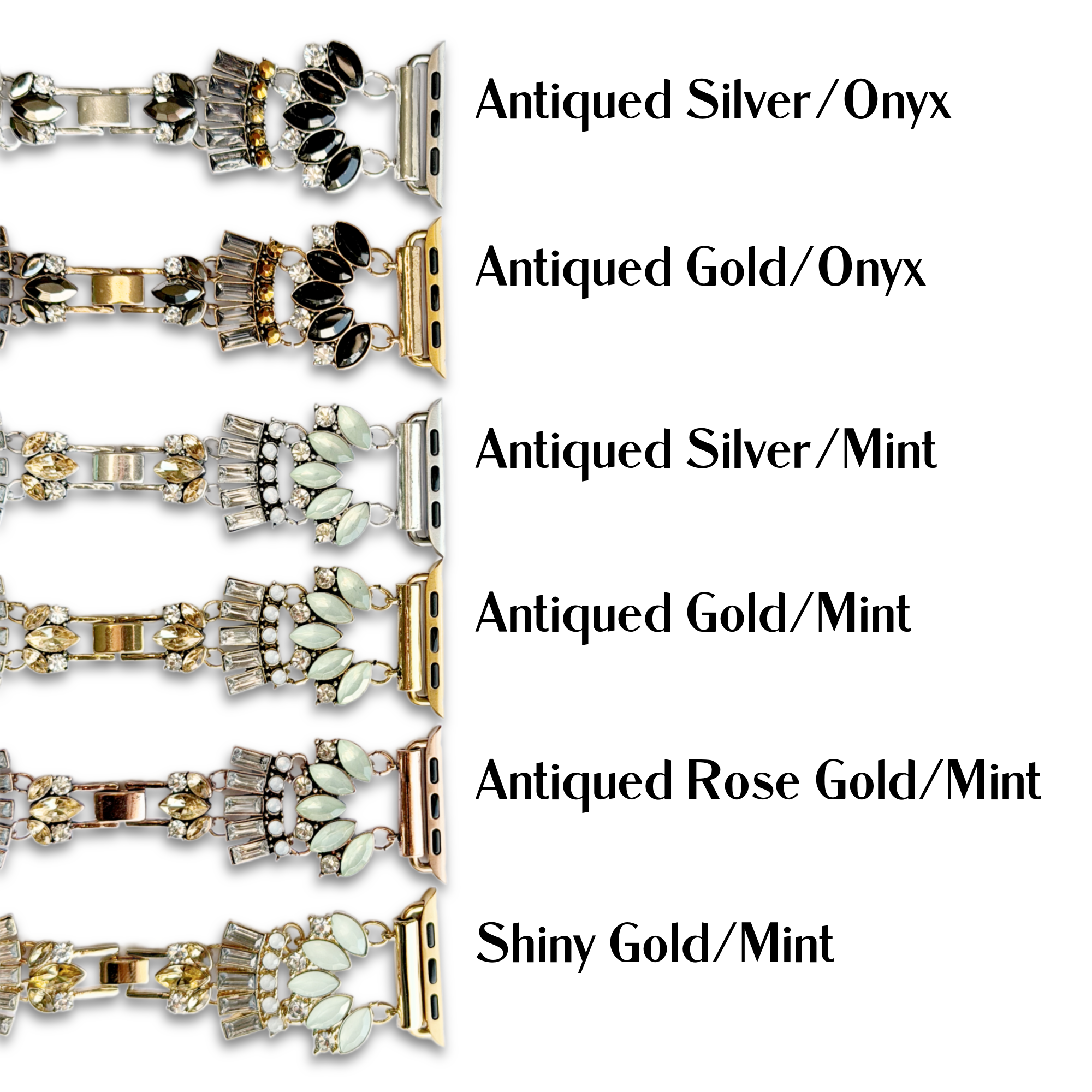 The Gatsby Jeweled Watch Band for Fitbit