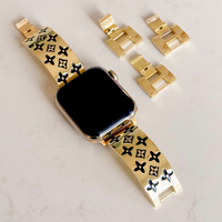 LV Cuff Watch Band for Apple Watch