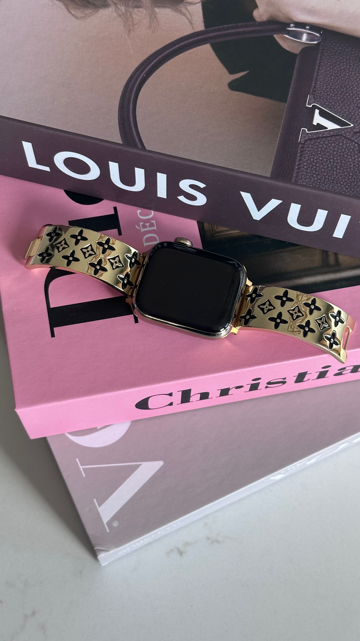 LV Cuff Watch Band for Apple Watch
