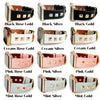 The Rockstar, Cream Leather Watch Band with Metal Studs, Watch Band for Apple Watch