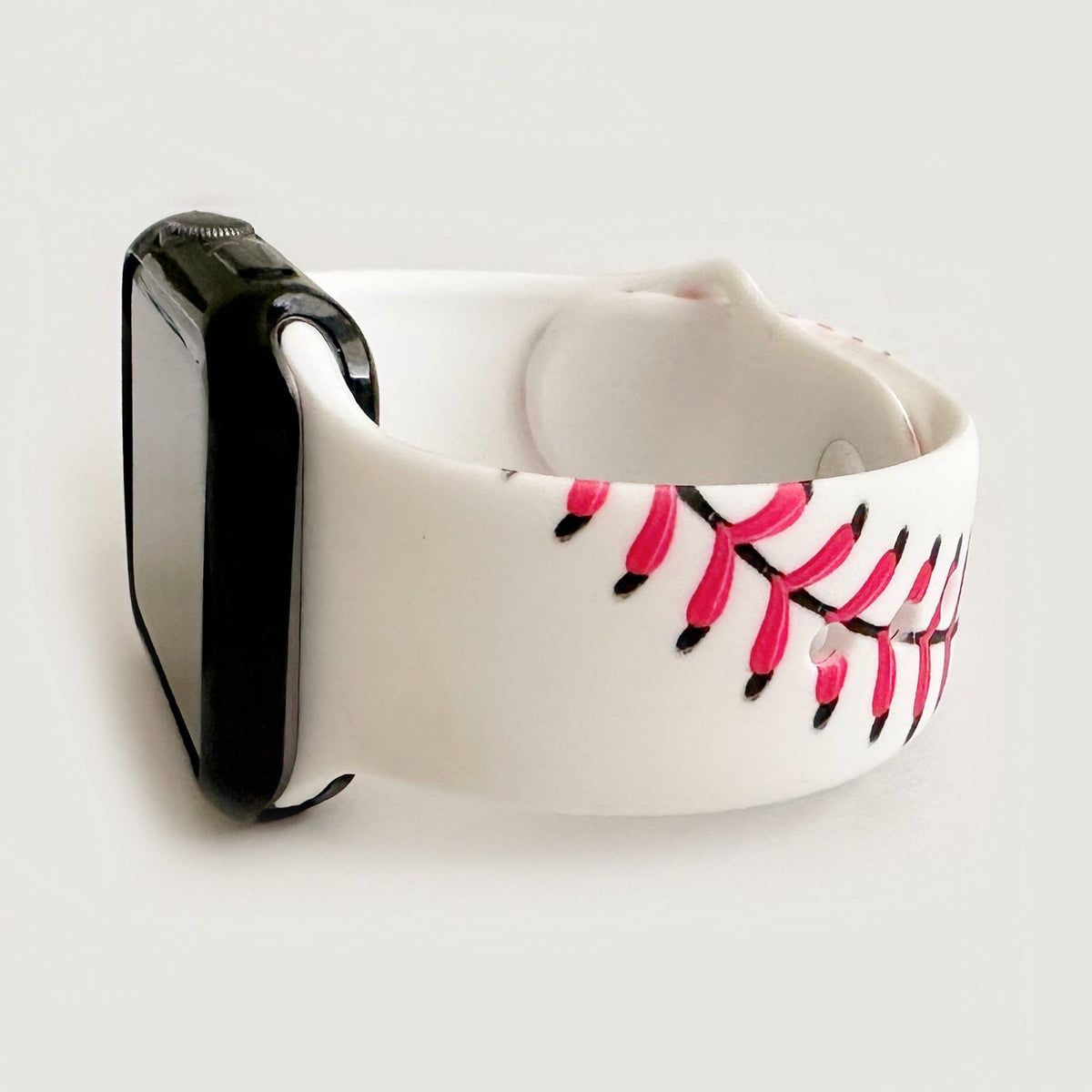 Sports Ball Printed Silicone Watch Bands, 4 pack for Apple Watch