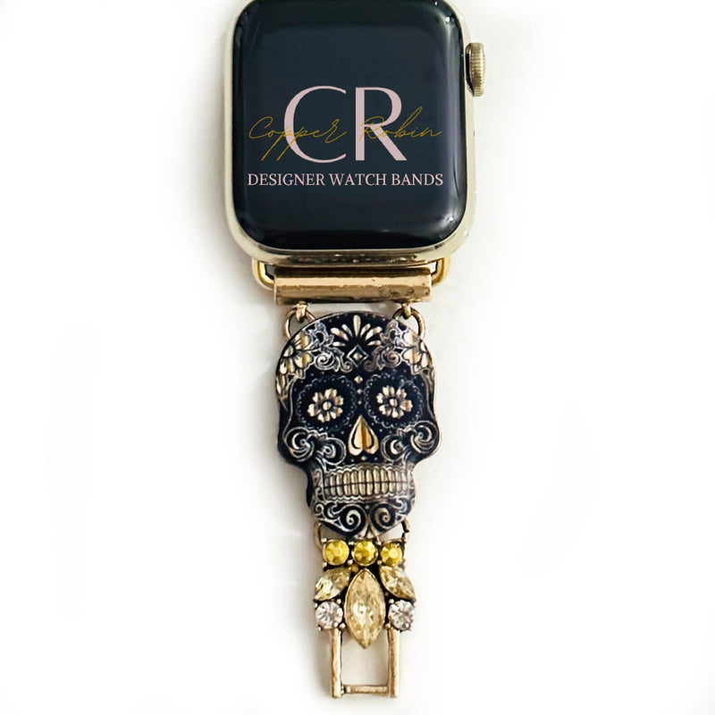 Sugar Skull Watch Band for Apple watch