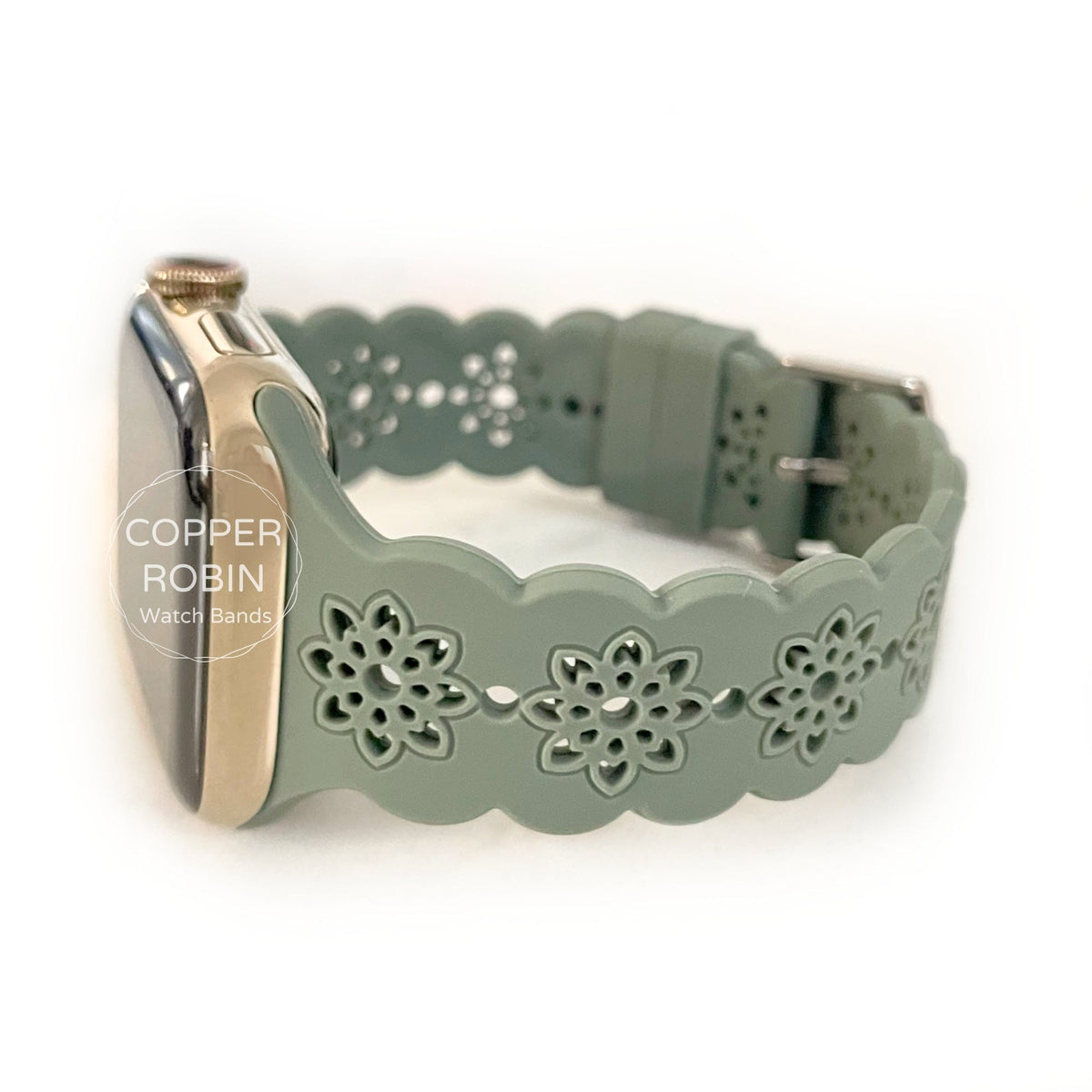 Lotus Silicone Watch Band for Apple Watch