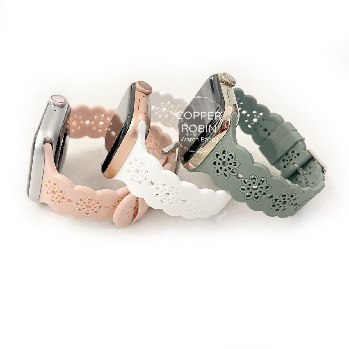 Lotus Silicone Watch Band for Apple Watch