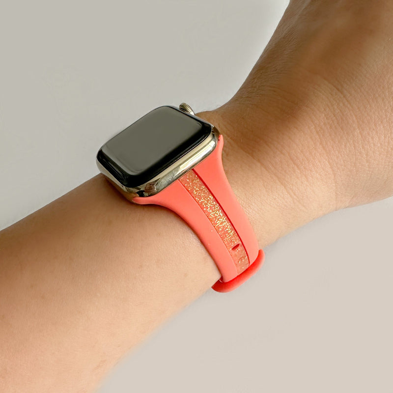 Sporty Chic Silicone Apple Watch Band