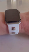 White Snap On Apple Watch Covers