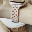 Lattice Silicone Apple Watch Band