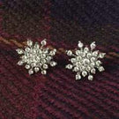 Snowflake earrings
