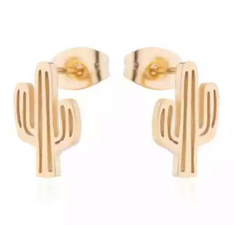 Cactus Stud Earrings