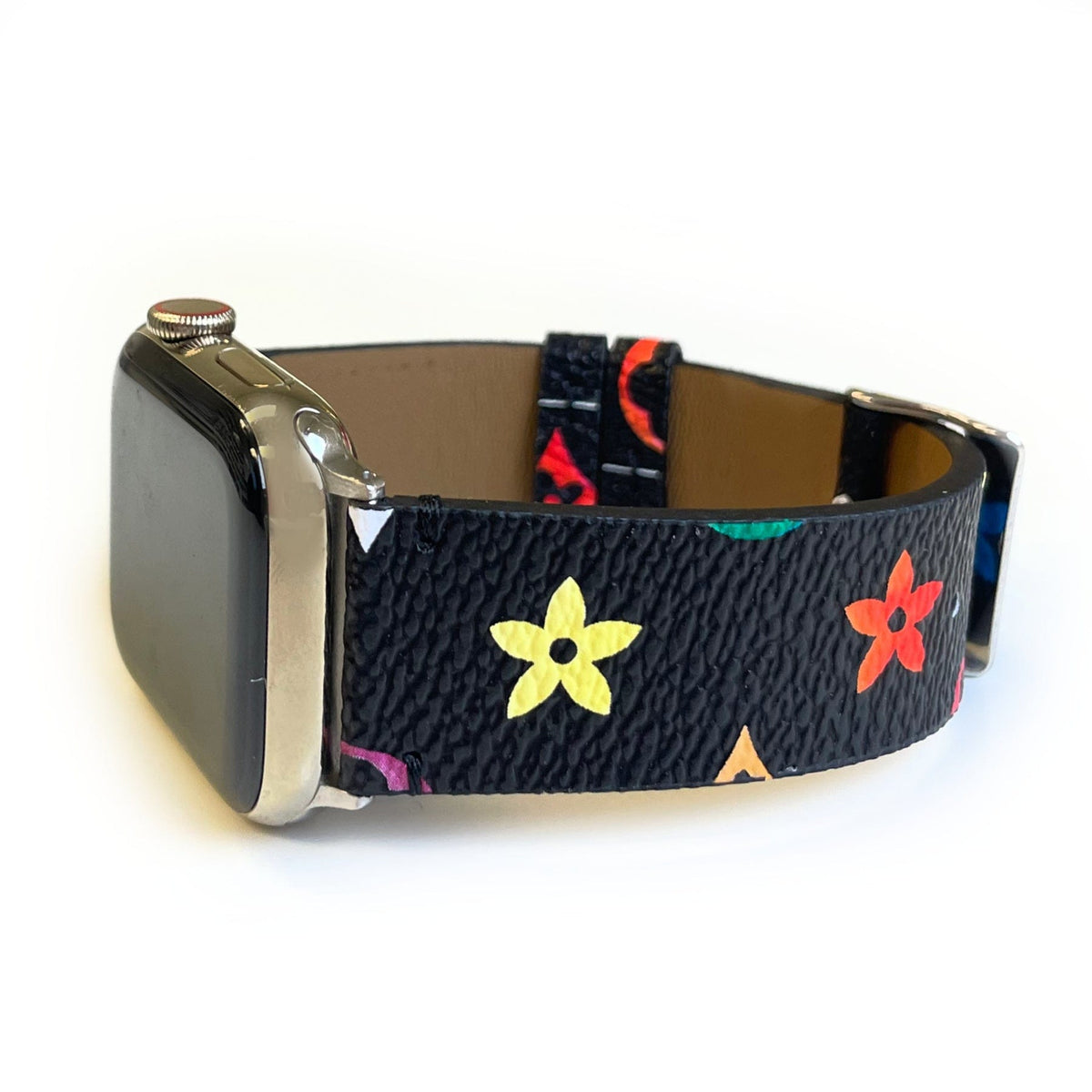 The Louie Damier Blue and White Watch Band for Apple Watch