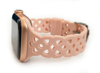 Lattice Silicone Apple Watch Band