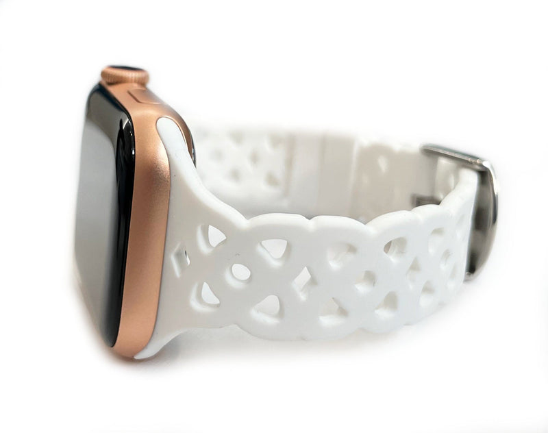 Lattice Silicone Apple Watch Band