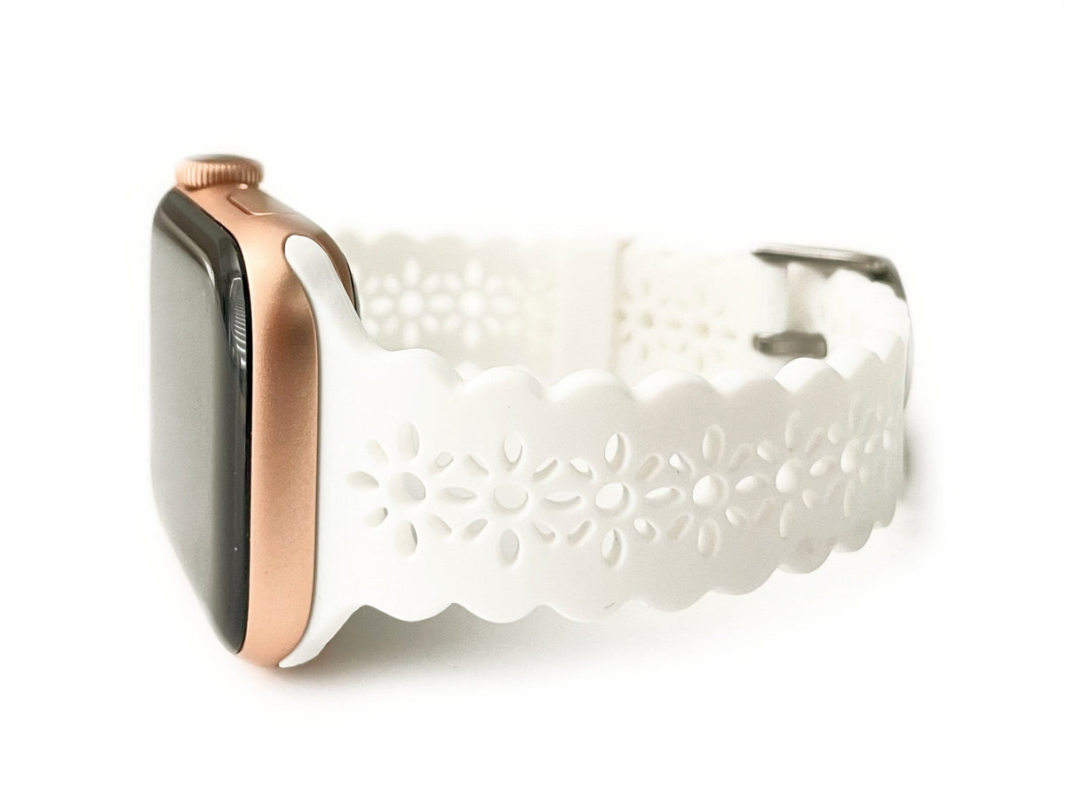 Lace Silicone Watch Band for Apple Watch