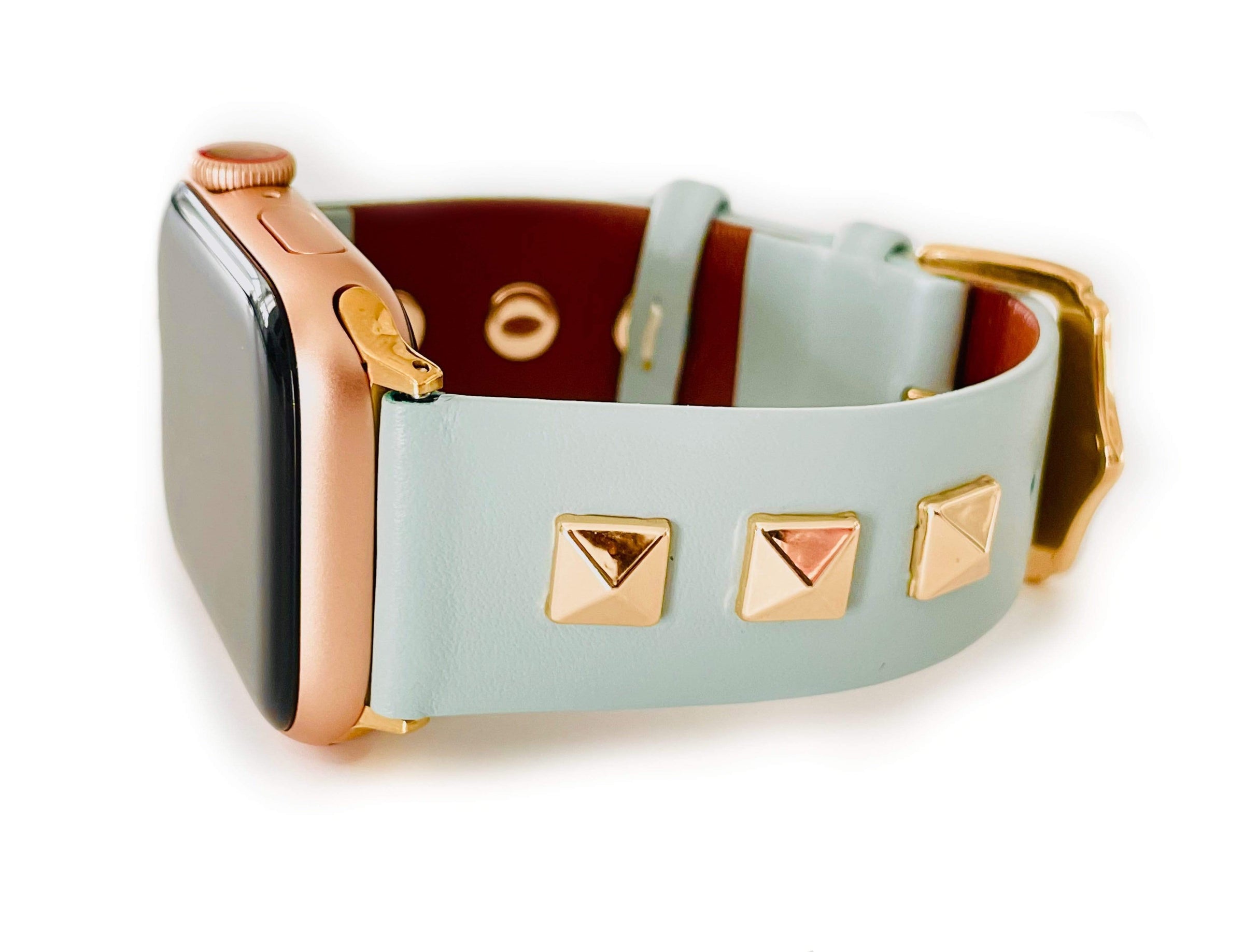 Copper Robin Studded Apple Watch Band