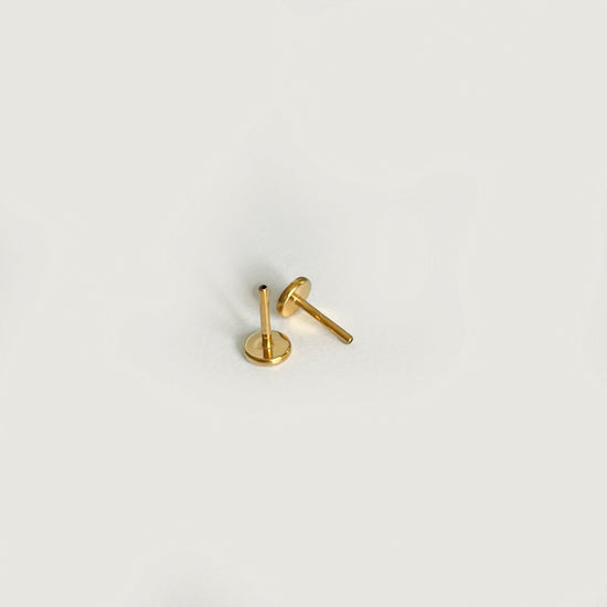Dainty Ball Pin Top Earring (For Flat Back)
