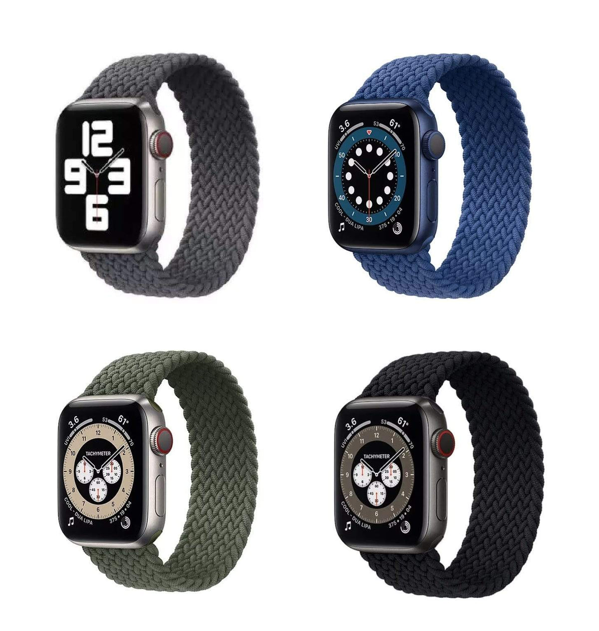 Braided Solo Watch Band for Apple Watch