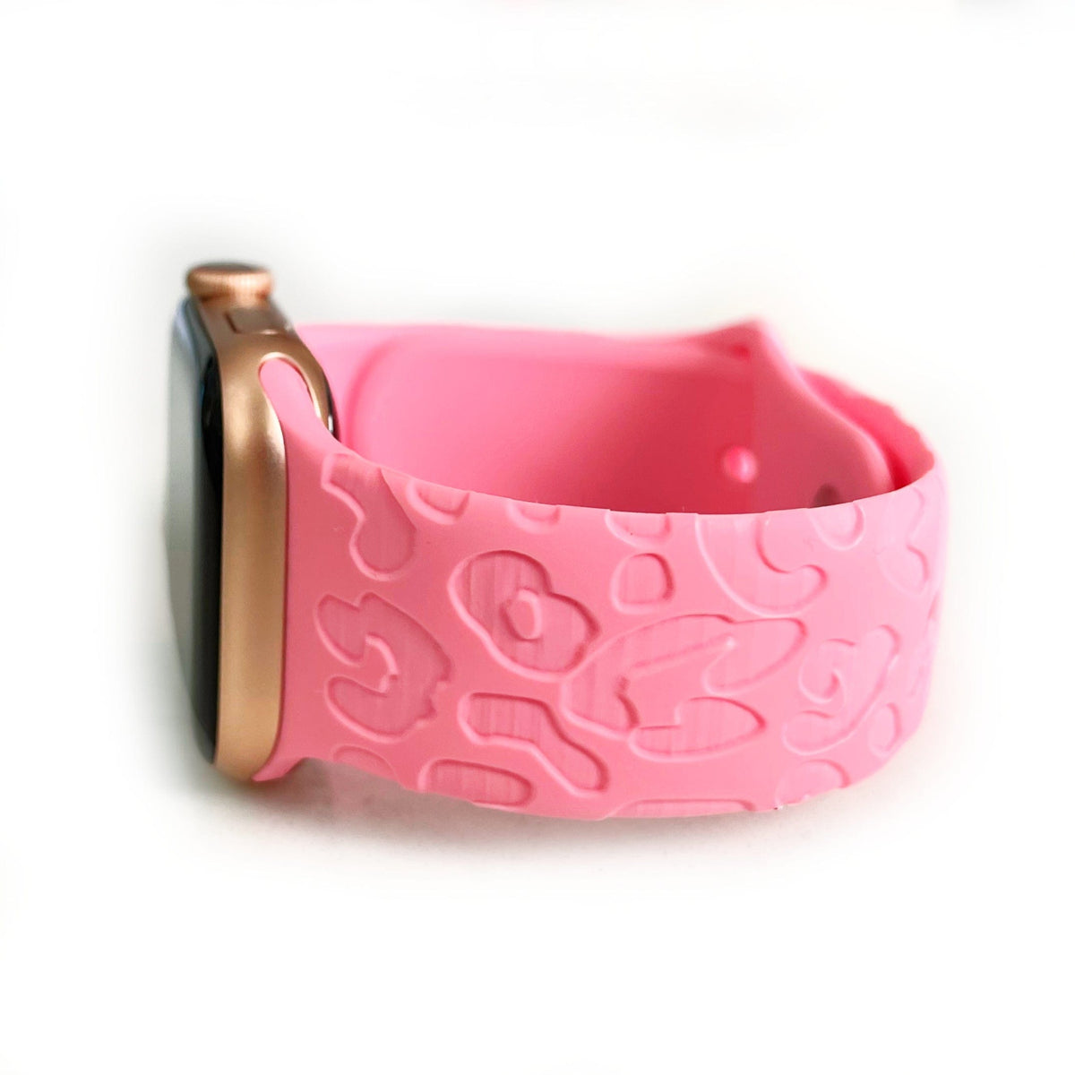 Engraved Leopard Watch Band for Apple Watch