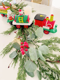 Cedar Pine with Eucalyptus and Berries Garland