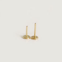 Crystal V Pin Top Earring (For Flat Back)