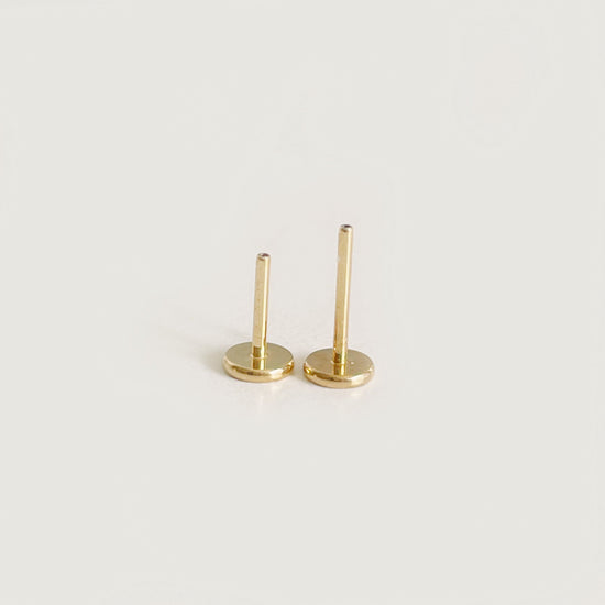 Crystal V Pin Top Earring (For Flat Back)