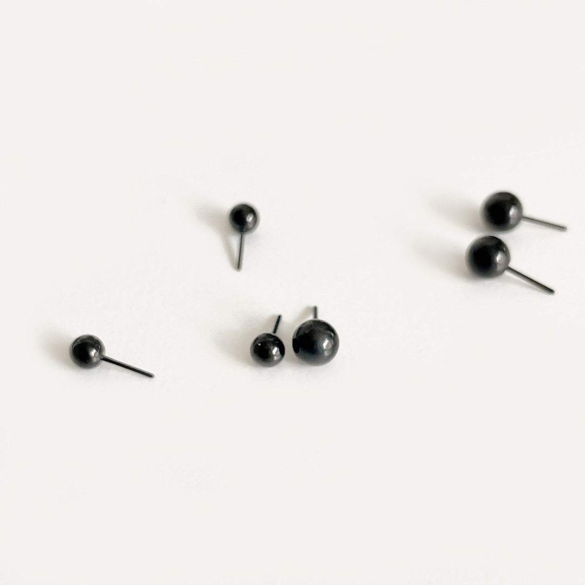 Dainty Ball Pin Top Earring (For Flat Back)