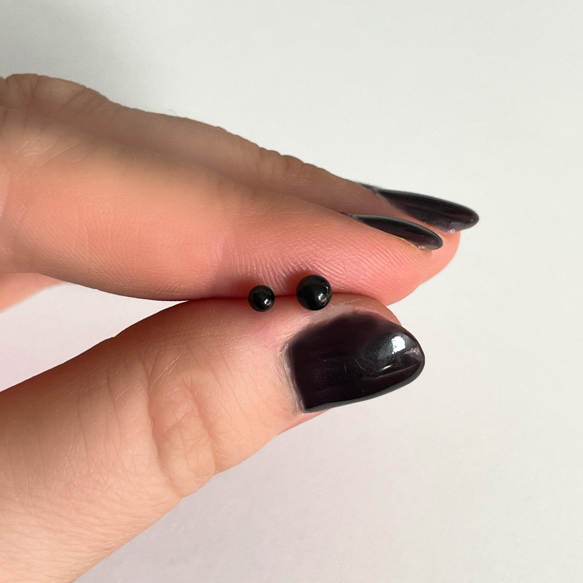 Dainty Ball Pin Top Earring (For Flat Back)