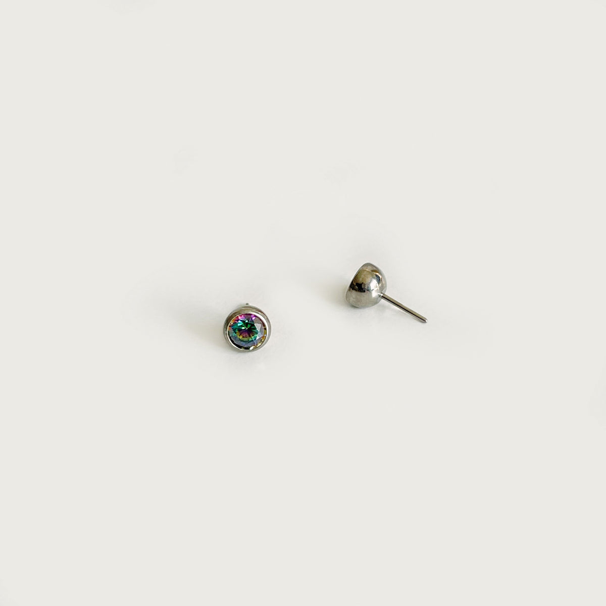 Dainty Crystal Flat Back Earring