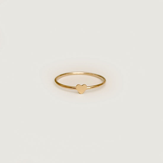 Dainty Heart Ring (Gold Filled)