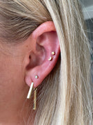 Dainty Crystal Flat Back Earring