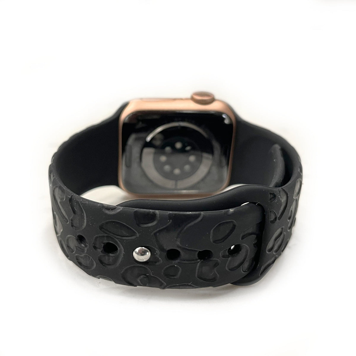 Engraved Leopard Watch Band for Apple Watch