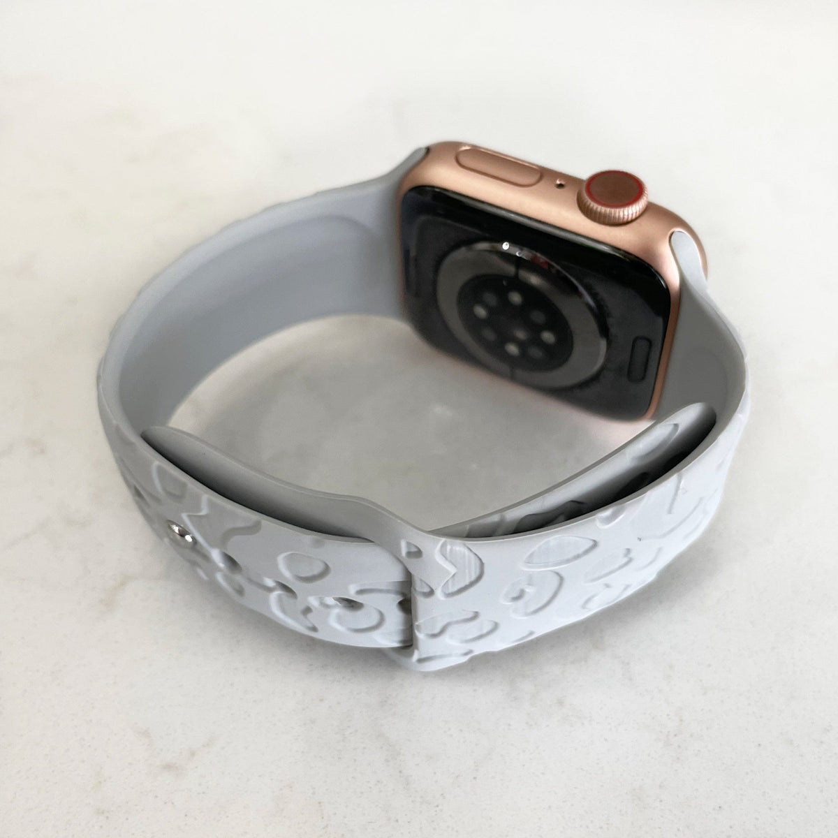 Engraved Leopard Watch Band for Apple Watch