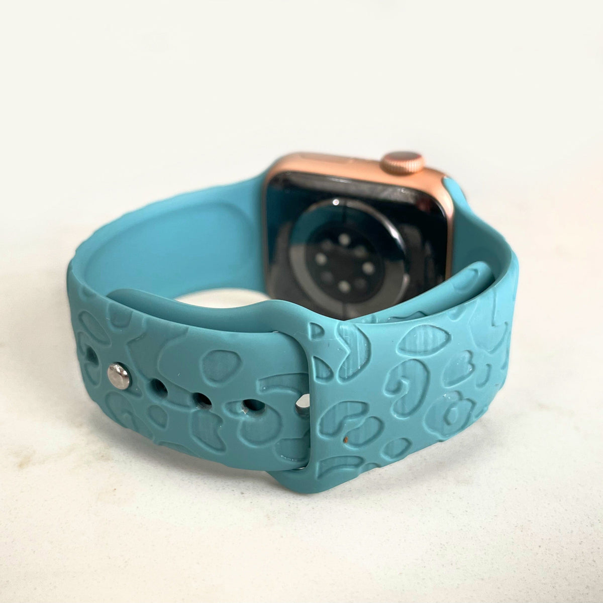 Engraved Leopard Watch Band for Apple Watch