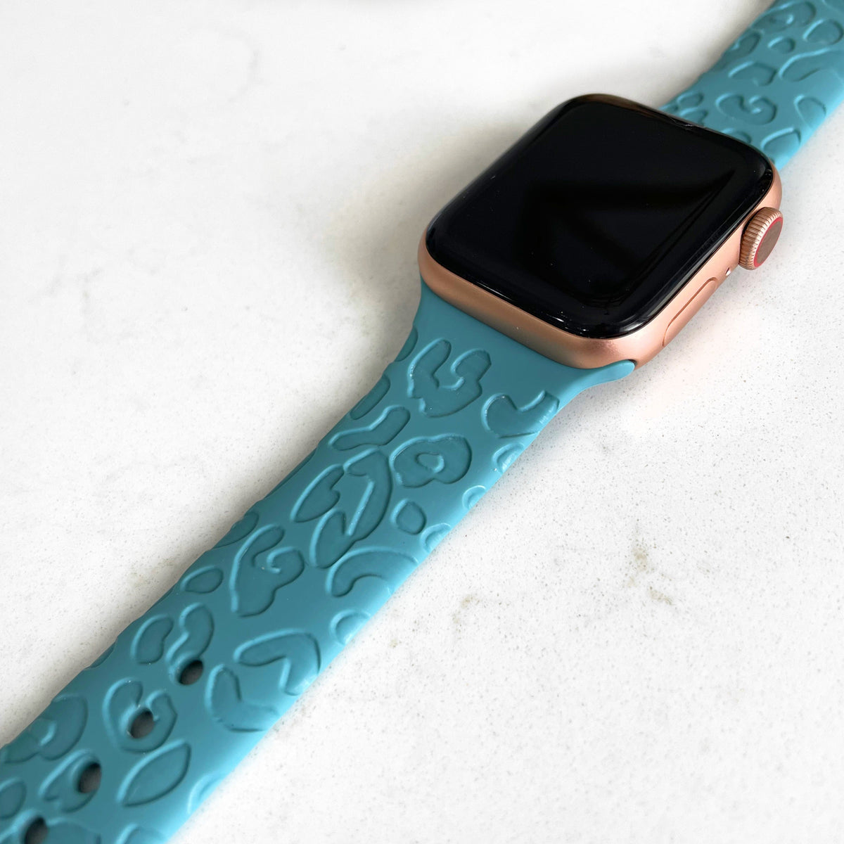 Engraved Leopard Watch Band for Apple Watch