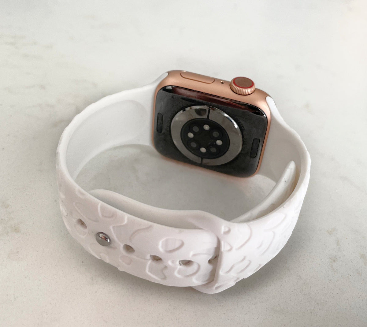 Engraved Leopard Watch Band for Apple Watch