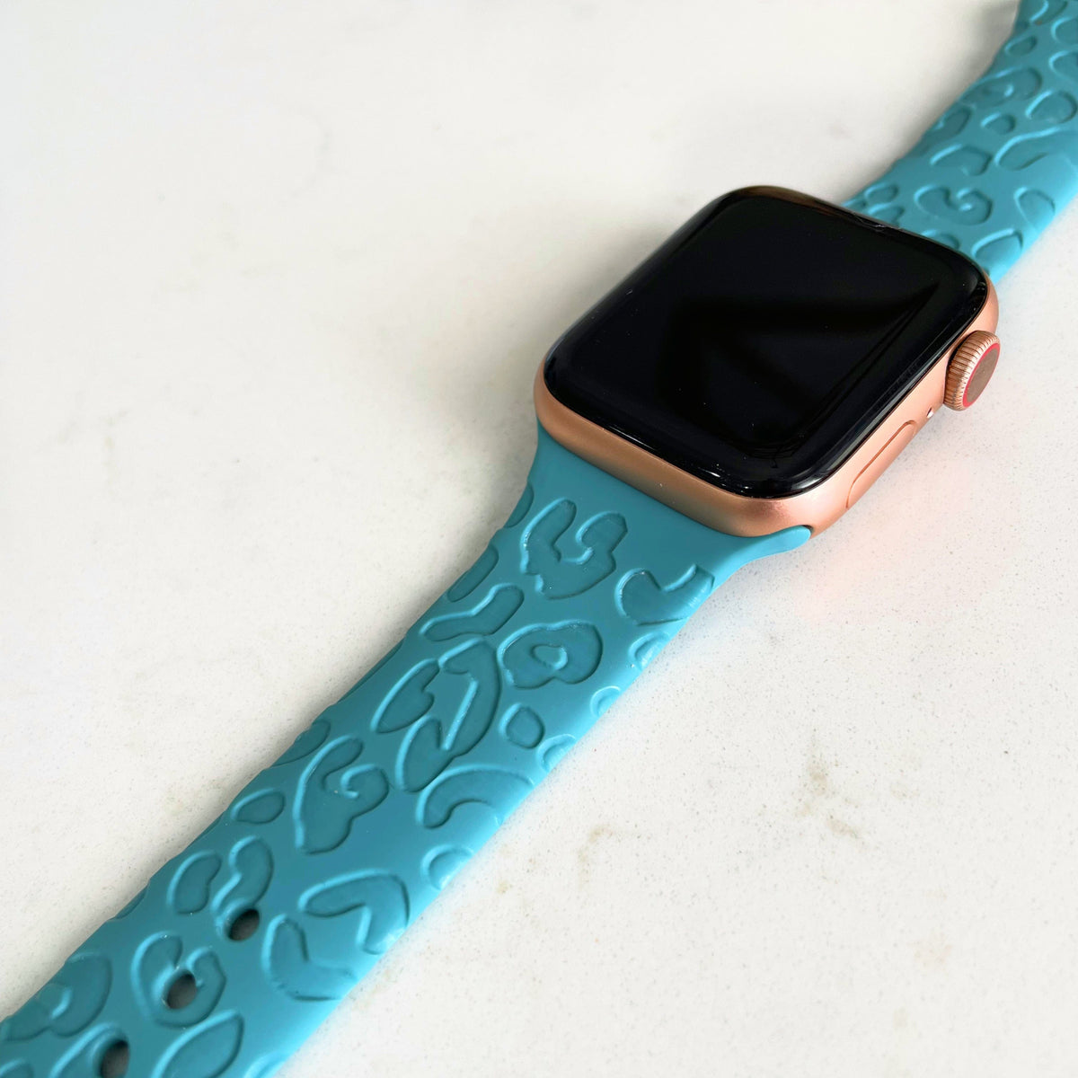 Engraved Leopard Watch Band for Apple Watch