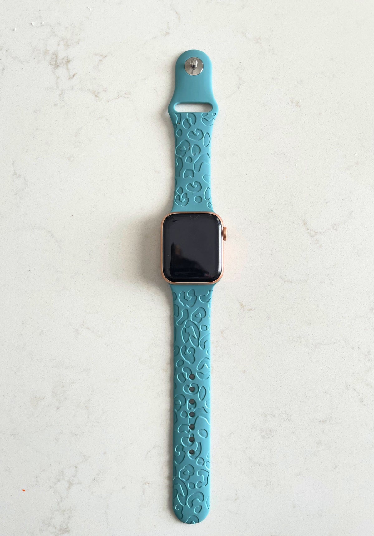Engraved Leopard Watch Band for Apple Watch