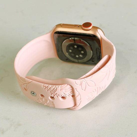 Engraved Tropics Apple Watch Band
