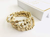 Gold Pebble Stacking Bracelets