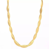 Twisted Snake Chain Necklace